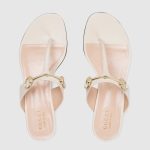 Gucci Women’s thong sandal with Horsebit - Image 3